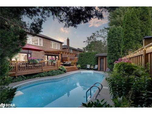 12 Lincoln Place, Unionville, ON - Outdoor With In Ground Pool With Deck Patio Veranda With Backyard