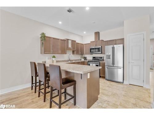 92 Lily Drive, Orillia, ON - Indoor Photo Showing Kitchen With Double Sink