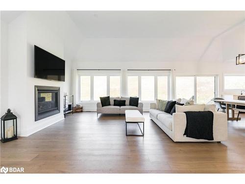 17 Clydesdale Court, Coldwater, ON - Indoor Photo Showing Living Room With Fireplace