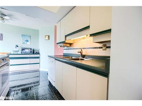 803-20 Cherrytree Drive, Brampton, ON - Indoor Photo Showing Kitchen With Double Sink