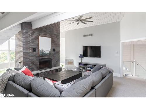 1 Northridge Trail, Caledon, ON - Indoor Photo Showing Living Room With Fireplace