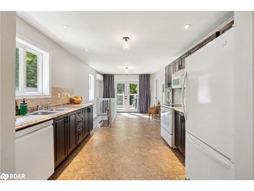 1024 Dennison Road, Minden, ON - Indoor Photo Showing Kitchen With Double Sink