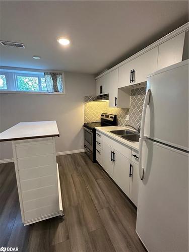 101 Steel Street, Barrie, ON - Indoor Photo Showing Kitchen With Double Sink