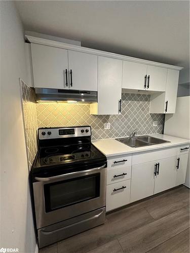 101 Steel Street, Barrie, ON - Indoor Photo Showing Kitchen With Double Sink