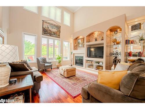 30 Birkhall Place, Barrie, ON - Indoor Photo Showing Living Room With Fireplace