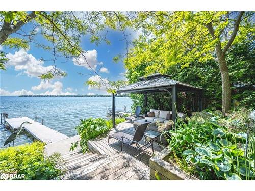 865 Adams Road, Innisfil, ON - Outdoor With Body Of Water With Deck Patio Veranda With View