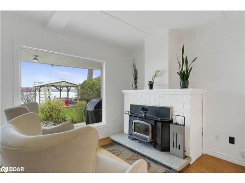 210 Kempview Lane, Barrie, ON - Indoor Photo Showing Living Room With Fireplace