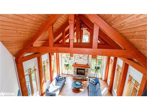 1016 Lawland Heights Road, Gravenhurst, ON - Indoor Photo Showing Other Room With Fireplace