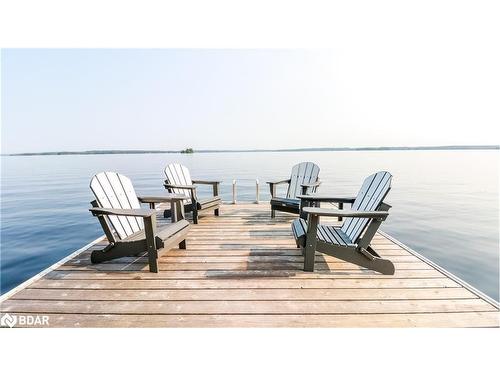 1016 Lawland Heights Road, Gravenhurst, ON - Outdoor With Body Of Water With Deck Patio Veranda