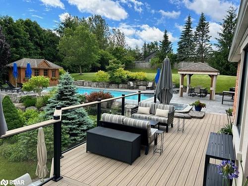 2030 Country Lane Court, Moffat, ON - Outdoor With In Ground Pool With Backyard