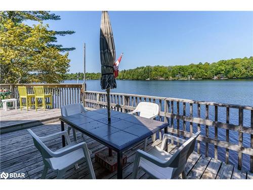 124 Healey Lake Water, The Archipelago, ON - Outdoor With Body Of Water With Deck Patio Veranda