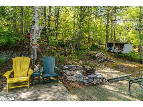 124 Healey Lake Water, The Archipelago, ON - Outdoor With Deck Patio Veranda