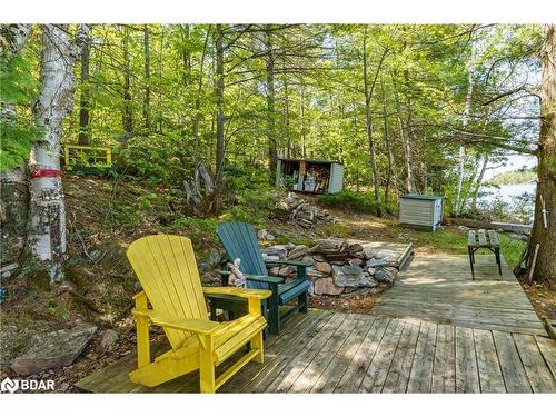 124 Healey Lake Water, The Archipelago, ON - Outdoor With Deck Patio Veranda