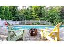 156 Columbia Road, Barrie, ON  - Outdoor With In Ground Pool With Deck Patio Veranda With Backyard 