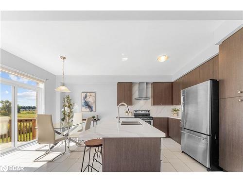 83 Longboat Run West Road, Brantford, ON - Indoor Photo Showing Kitchen With Double Sink