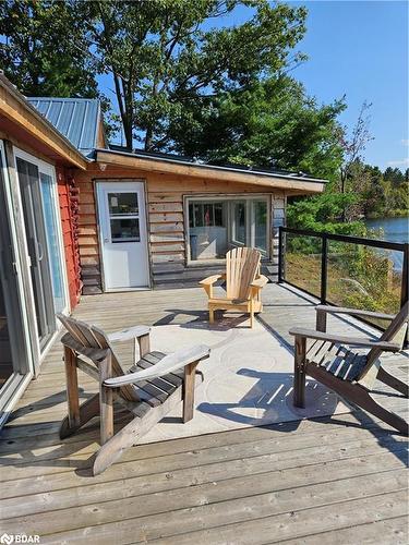 2035C Fifth Lake Road, Sharbot Lake, ON - Outdoor With Deck Patio Veranda