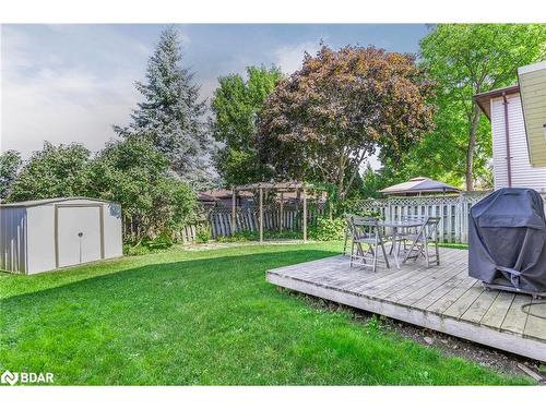 69 Kinzie Lane, Barrie, ON - Outdoor With Deck Patio Veranda With Backyard