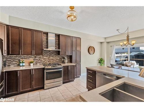 35 Graihawk Drive, Barrie, ON - Indoor Photo Showing Kitchen With Double Sink