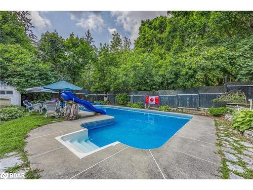 75 Patrick Street, Orillia, ON - Outdoor With In Ground Pool With Backyard