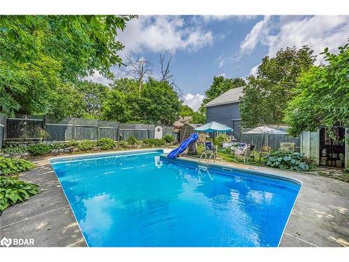 75 Patrick Street, Orillia, ON - Outdoor With In Ground Pool With Backyard