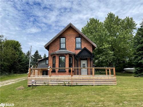 1998 Old Barrie Road East Road E, Oro-Medonte, ON - Outdoor With Deck Patio Veranda With Facade