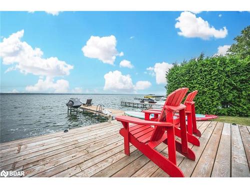 46 Gooch Park Drive, Innisfil, ON - Outdoor With Body Of Water With Deck Patio Veranda With View