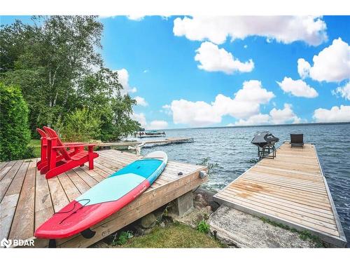 46 Gooch Park Drive, Innisfil, ON - Outdoor With Body Of Water With Deck Patio Veranda With View