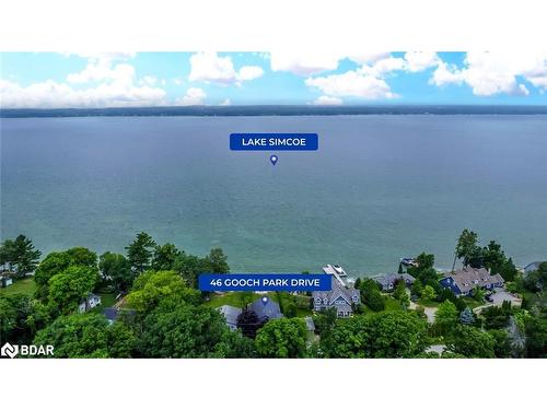 46 Gooch Park Drive, Innisfil, ON - Outdoor With Body Of Water With View