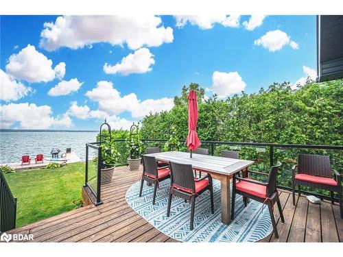 46 Gooch Park Drive, Innisfil, ON - Outdoor With Body Of Water With Deck Patio Veranda