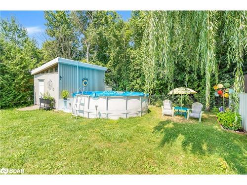 63 Broadview Street, Collingwood, ON - Outdoor With Above Ground Pool With Backyard