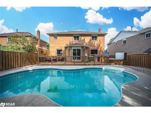 199 Hanmer Street W, Barrie, ON - Outdoor With In Ground Pool With Deck Patio Veranda With Backyard With Exterior