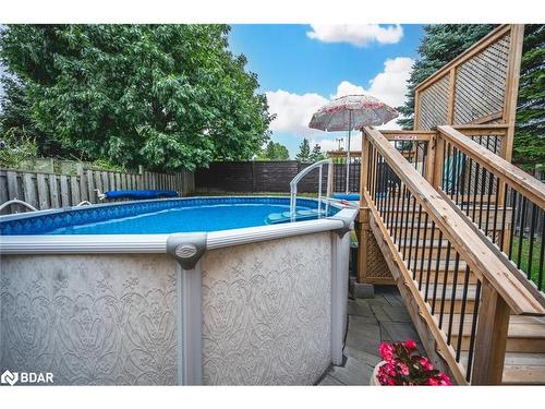 74 Golden Meadow Road, Barrie, ON - Outdoor With Above Ground Pool