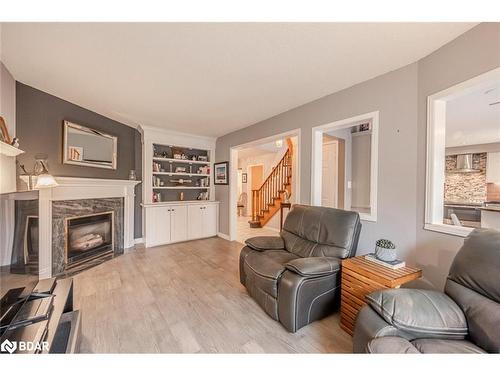 74 Golden Meadow Road, Barrie, ON - Indoor Photo Showing Living Room With Fireplace