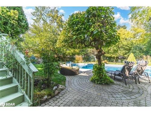 34 Ward Drive, Barrie, ON - Outdoor With In Ground Pool With Deck Patio Veranda