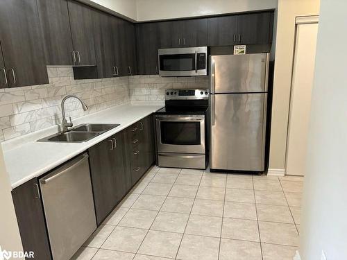 204-43 Ferndale Drive S, Barrie, ON - Indoor Photo Showing Kitchen With Stainless Steel Kitchen With Double Sink