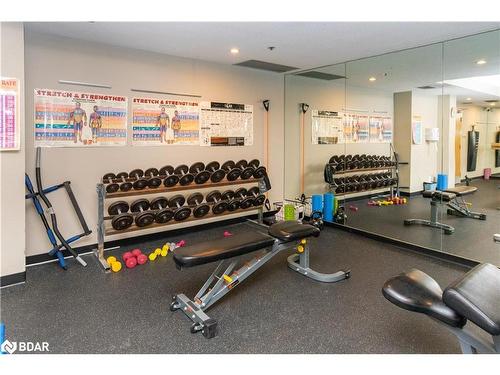 609-140 Dunlop Street E, Barrie, ON - Indoor Photo Showing Gym Room