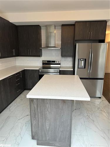 Upper 184 Franklin Trail, Barrie, ON - Indoor Photo Showing Kitchen With Double Sink