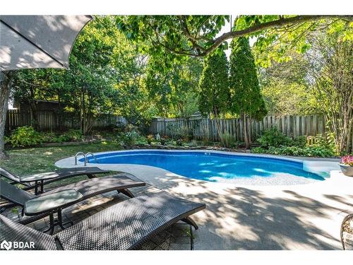 65 Melrose Avenue, Barrie, ON - Outdoor With In Ground Pool With Backyard