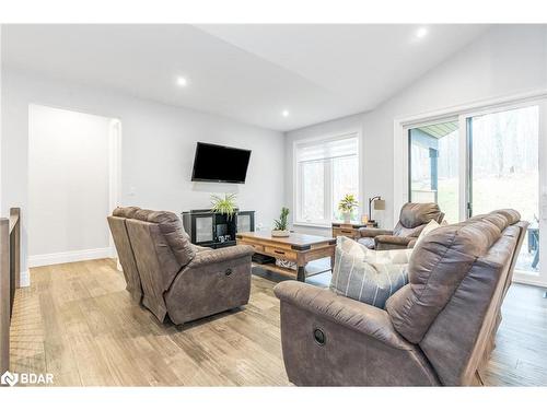 1532 Champlain Road, Tiny, ON - Indoor Photo Showing Living Room With Fireplace