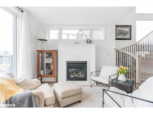 78 Marina Village Drive, Port Severn, ON - Indoor Photo Showing Living Room With Fireplace