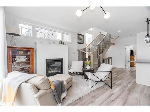 78 Marina Village Drive, Port Severn, ON - Indoor Photo Showing Living Room With Fireplace