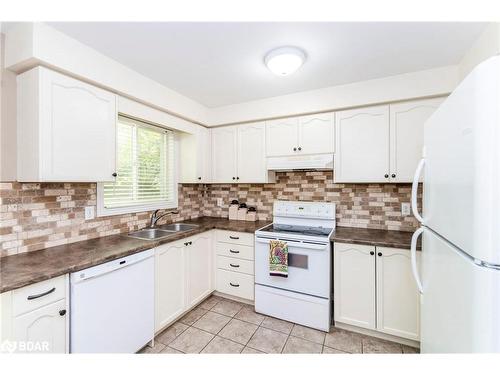 52 Monique Crescent, Barrie, ON - Indoor Photo Showing Kitchen With Double Sink