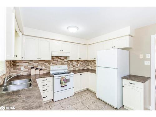 52 Monique Crescent, Barrie, ON - Indoor Photo Showing Kitchen With Double Sink