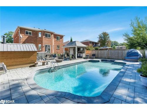 136 Griffin Street, Midland, ON - Outdoor With In Ground Pool With Backyard