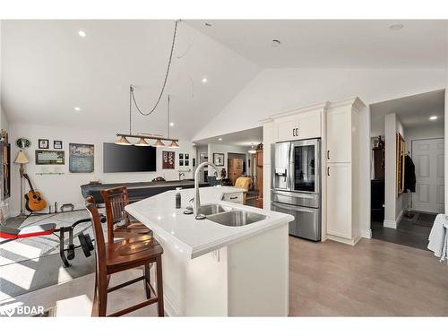 1077 Monck Road Road, Ramara, ON - Indoor Photo Showing Kitchen With Double Sink