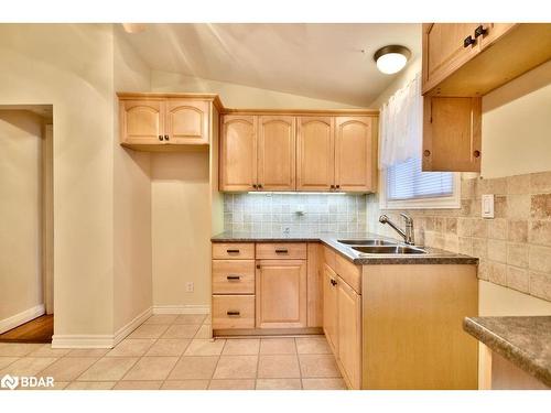 321 Delia Street, Orillia, ON - Indoor Photo Showing Kitchen With Double Sink