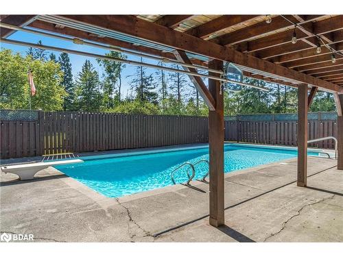 595 Big Bay Point Road, Barrie, ON - Outdoor With In Ground Pool