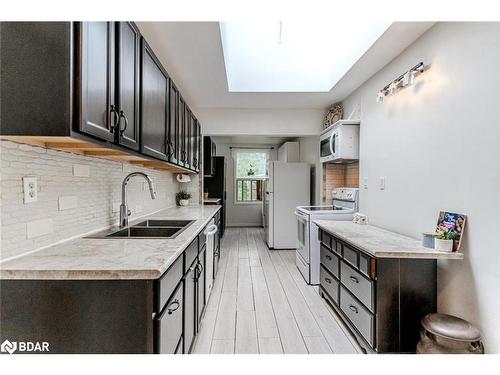 755 Happy Vale Drive, Innisfil, ON - Indoor Photo Showing Kitchen With Double Sink