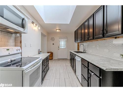 755 Happy Vale Drive, Innisfil, ON - Indoor Photo Showing Kitchen With Double Sink