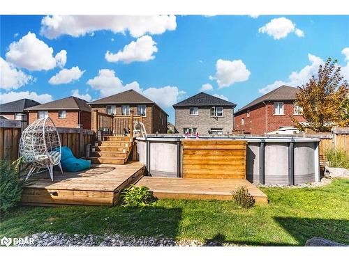 82 Nathan Crescent, Barrie, ON - Outdoor With Above Ground Pool With Deck Patio Veranda